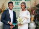 Photos from the civil wedding of gospel artiste, Moses Bliss