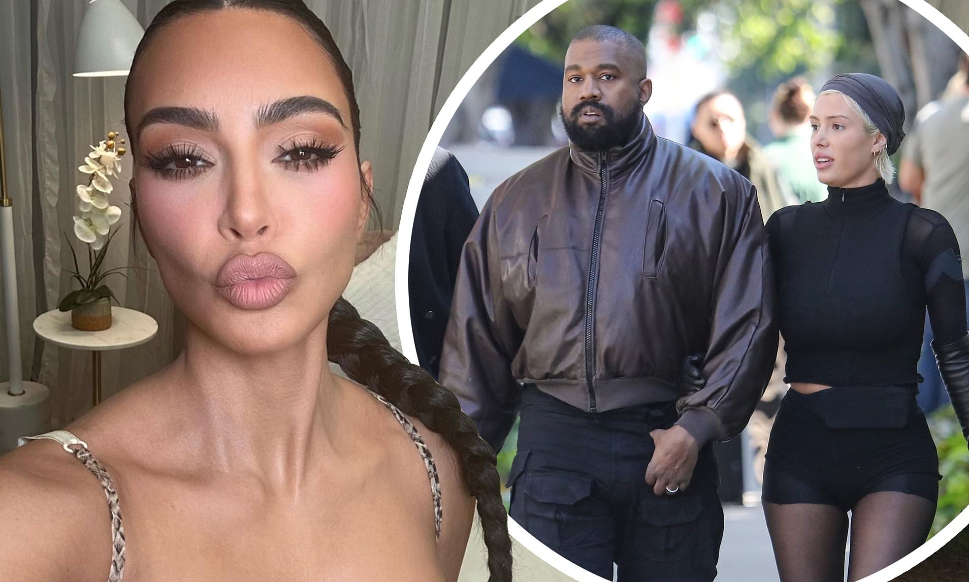 Kim Kardashian tells ex-husband Kanye West to make new wife Bianca Censori cover up when she