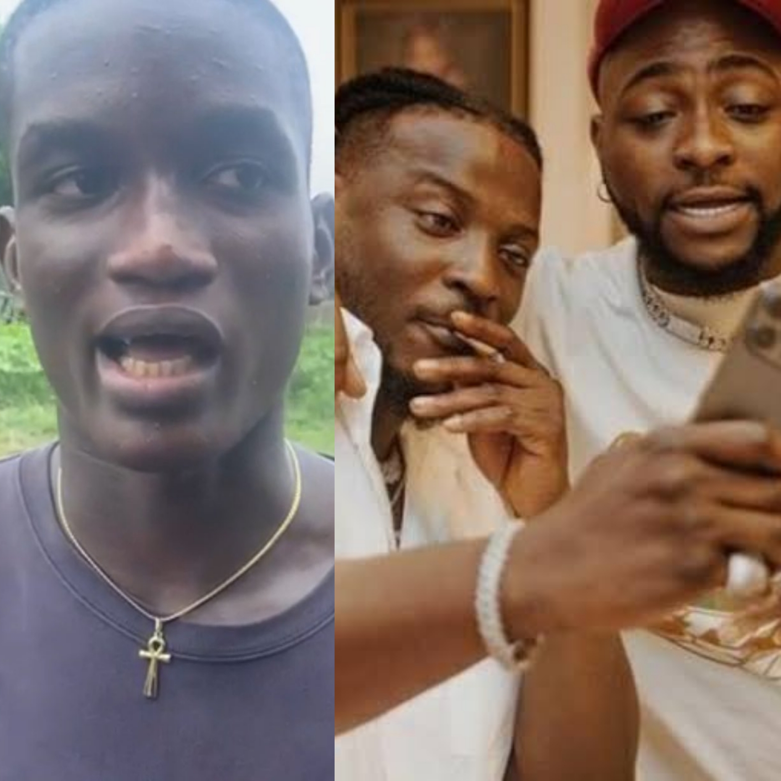 Davido reacts after Peruzzi threatened legal action against LASU student who made up tweet about him