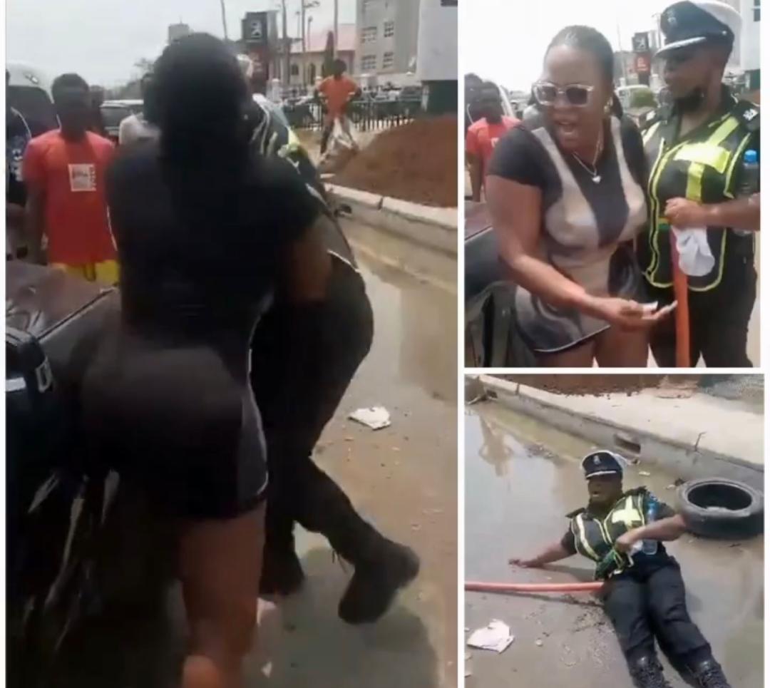 Lagos police arraigns woman caught on camera assaulting police officer