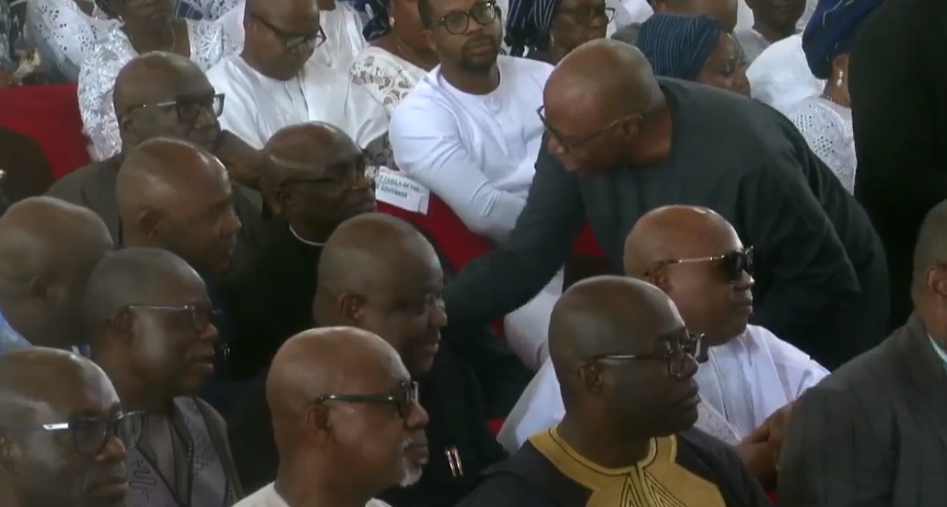 Photos from the funeral service of former governor, Rotimi Akeredolu