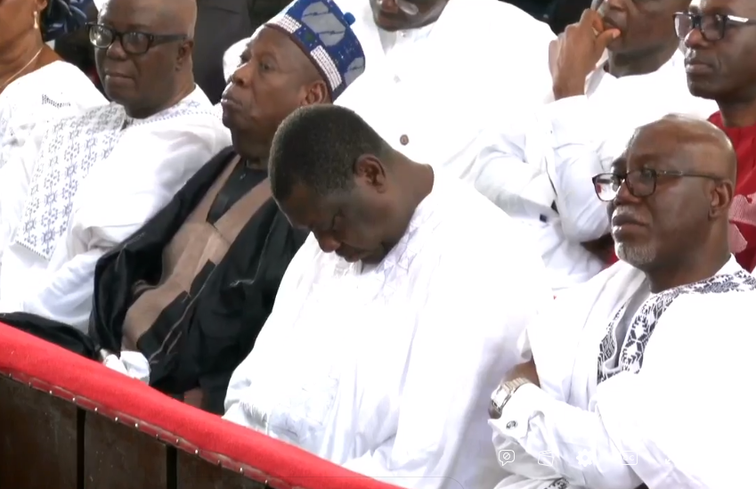 Photos from the funeral service of former governor, Rotimi Akeredolu