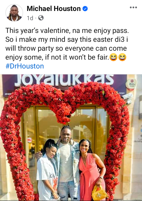 I enjoyed this year?s Valentine the most - Ghanaian man who married two women same day says as they return from Dubai