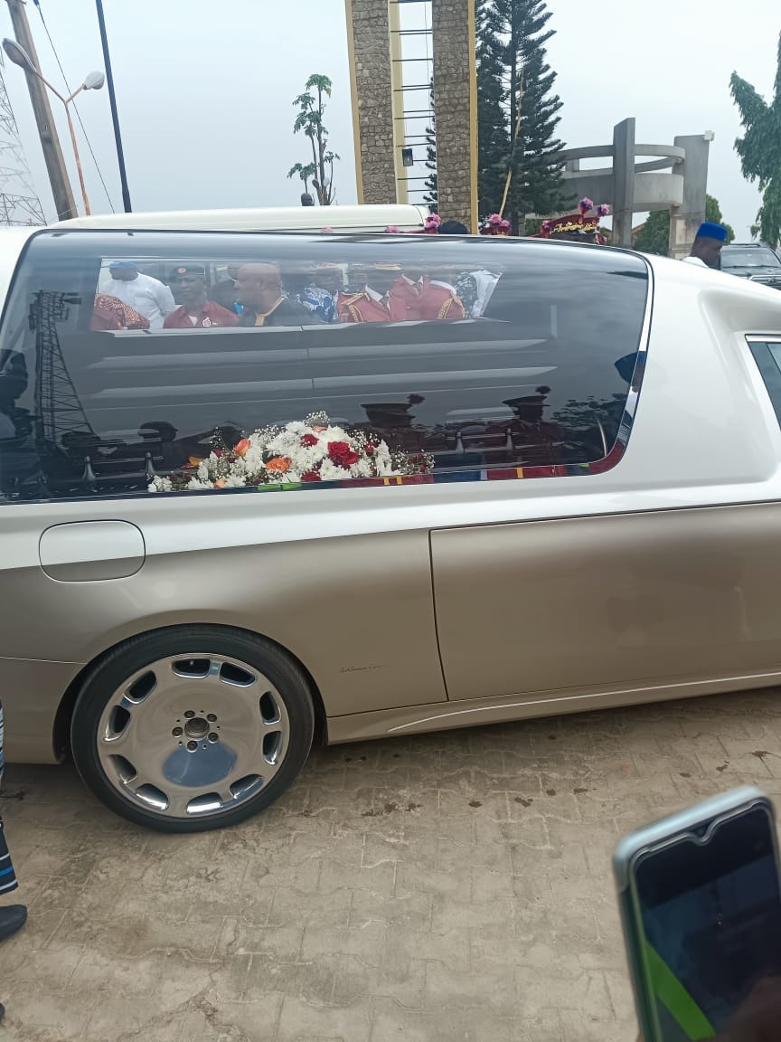 Photos from the funeral service of former governor, Rotimi Akeredolu