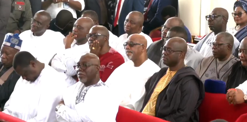 Photos from the funeral service of former governor, Rotimi Akeredolu