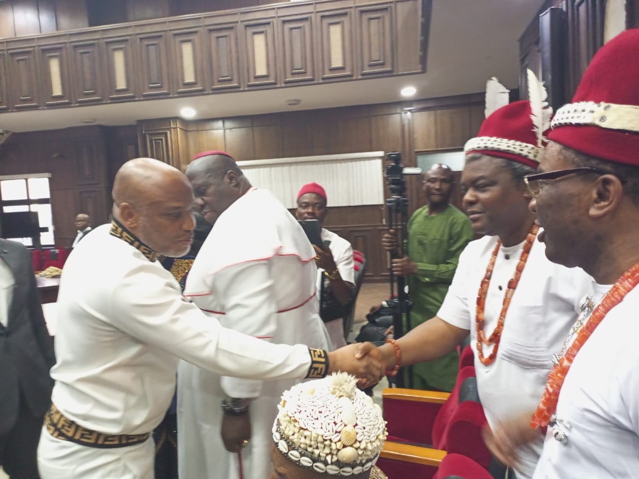 Nnamdi Kanu appears in court as trial resumes (photos)