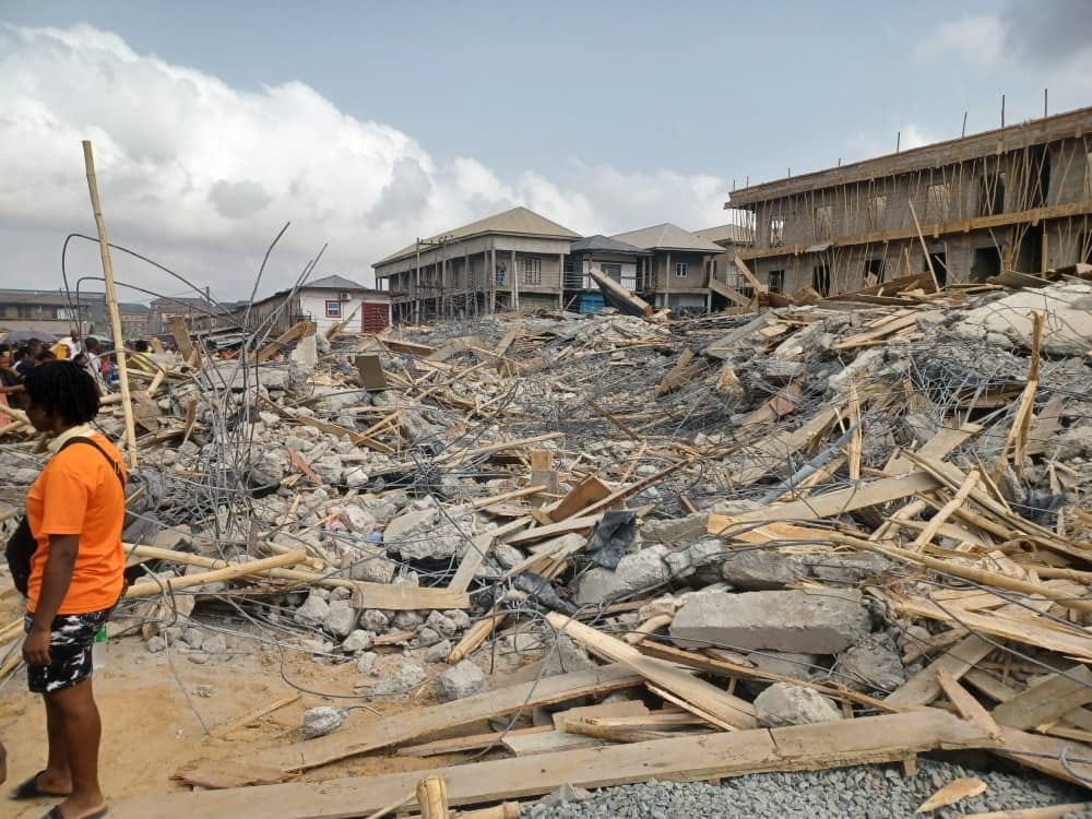 Six confirmed dead as three-storey building collapses in Onitsha