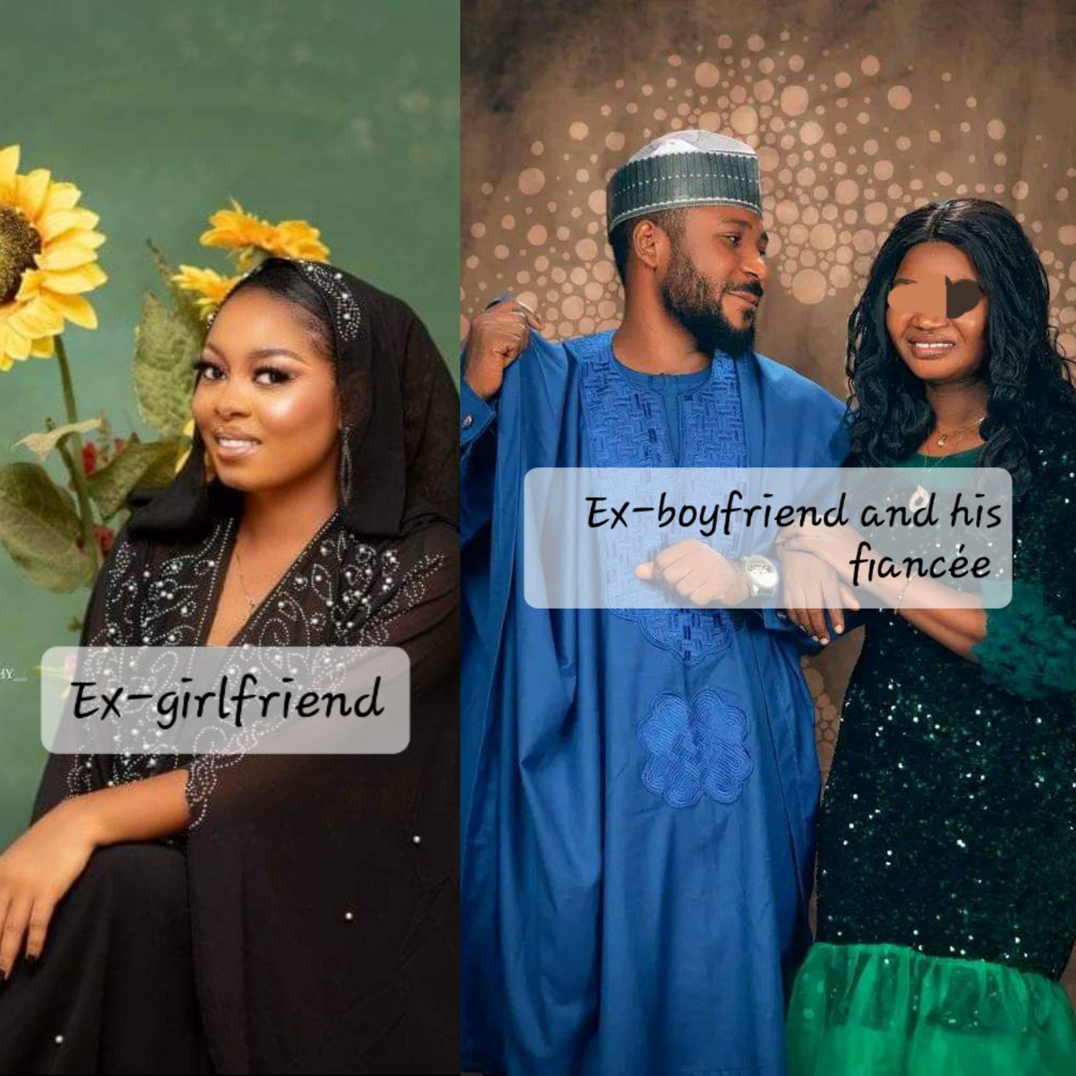 Woman curses her ex and his fiancee after he shared pre-wedding photos and tagged her