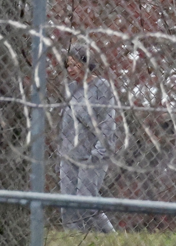 Socialite Ghislaine Maxwell photographed jogging inside prison