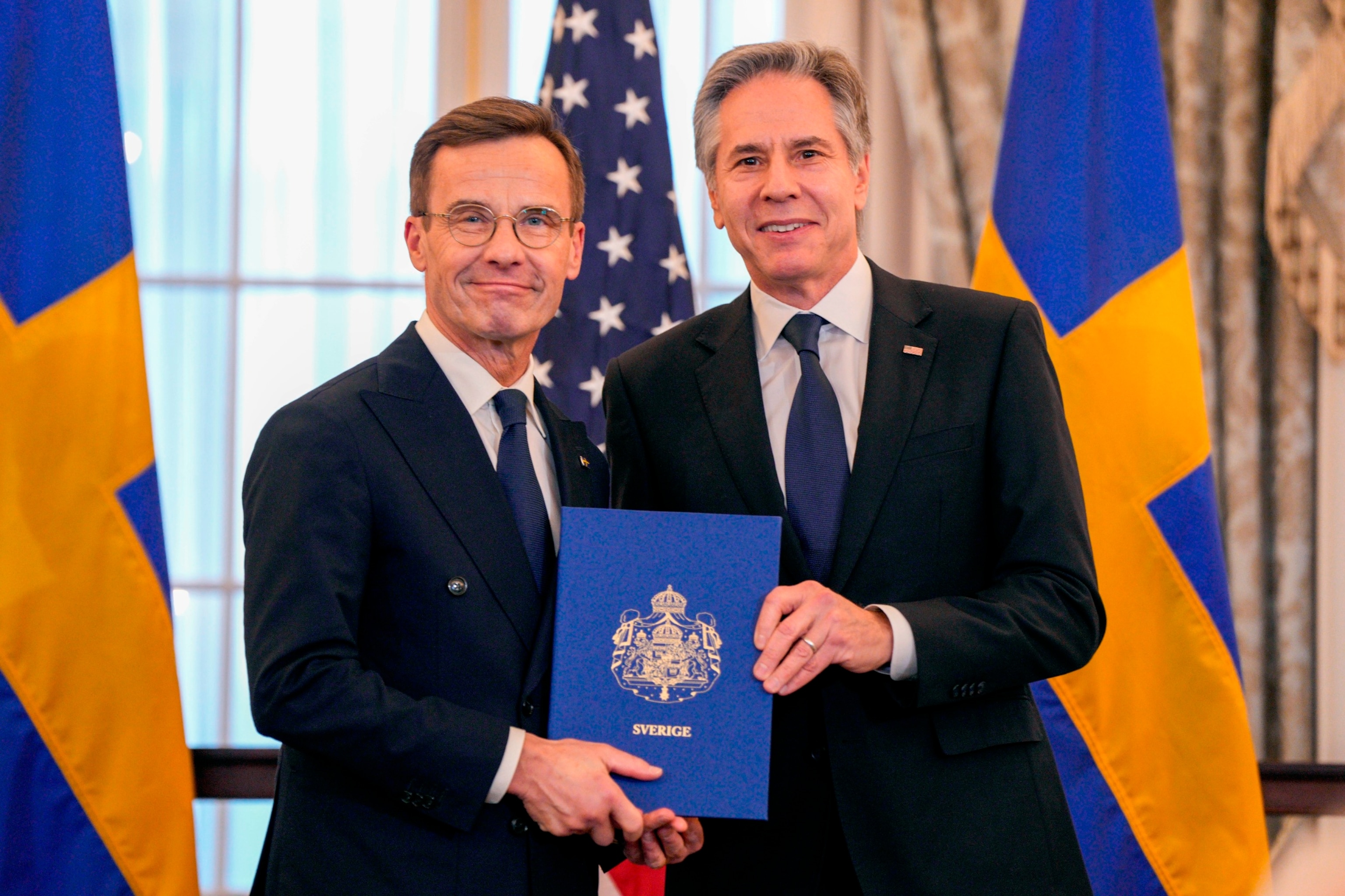Sweden officially joins NATO, becoming alliance?s 32nd member