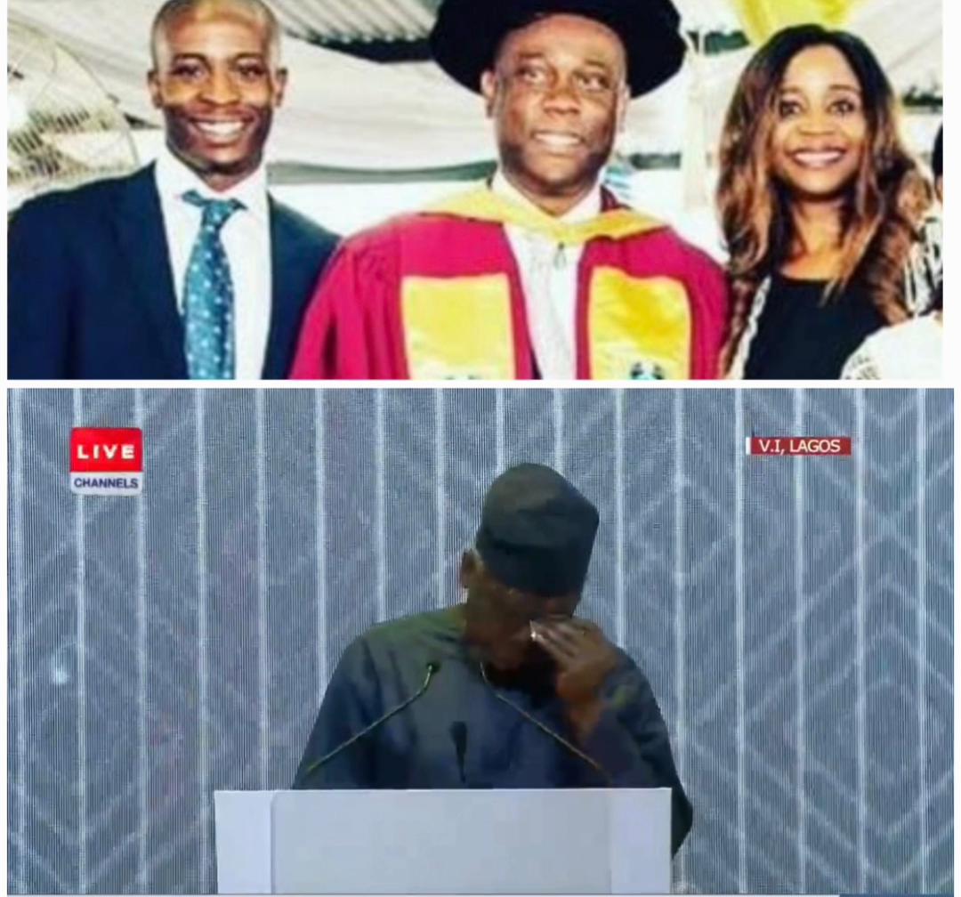 Billionaire businessman, Aliko Dangote, tearful as he pays tribute to his friend and mentee, Herbert Wigwe (video)