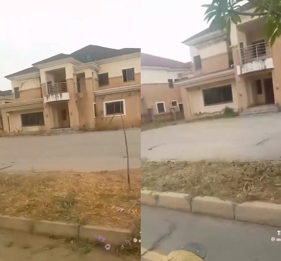 Nigerian man shares video of an abandoned estate in Abuja