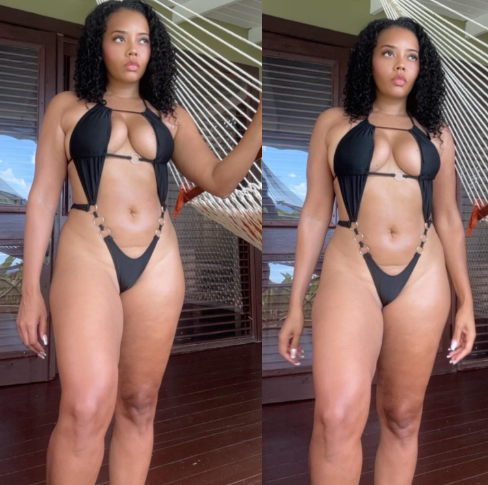 Angela Simmons shows off her hot body in skimpy swimsuit (photos)