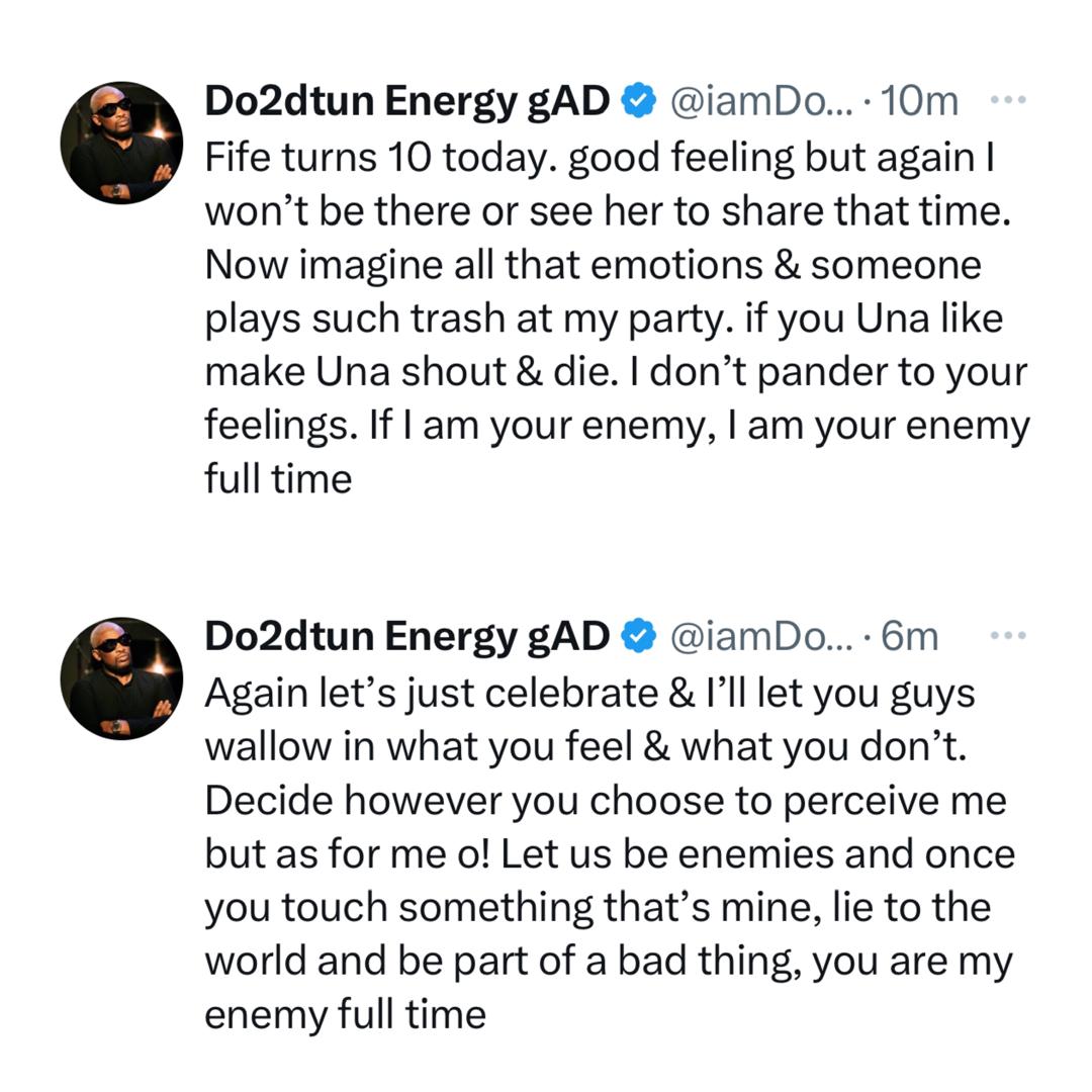 If I am your enemy, I am your enemy full time - OAP Dotun speaks after stopping DJ from playing DBanj