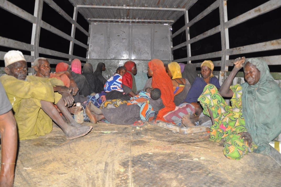 Nigerian Army troops rescue women and children from terrorists