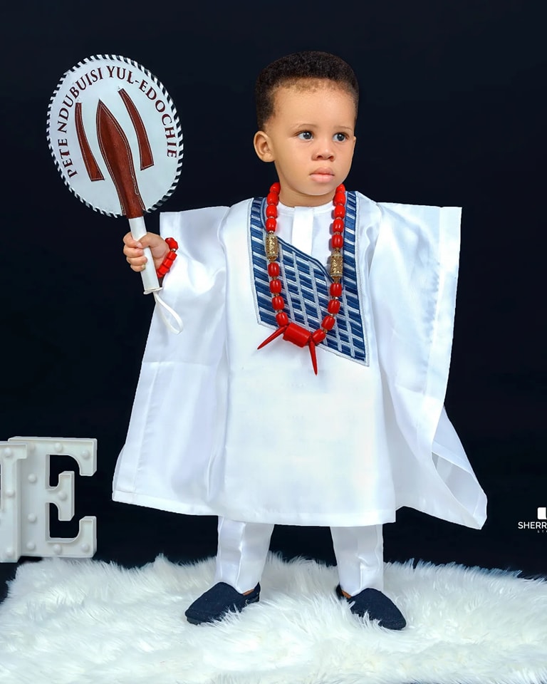 Yul Edochie celebrates his son with Judy Austin as he turns one today