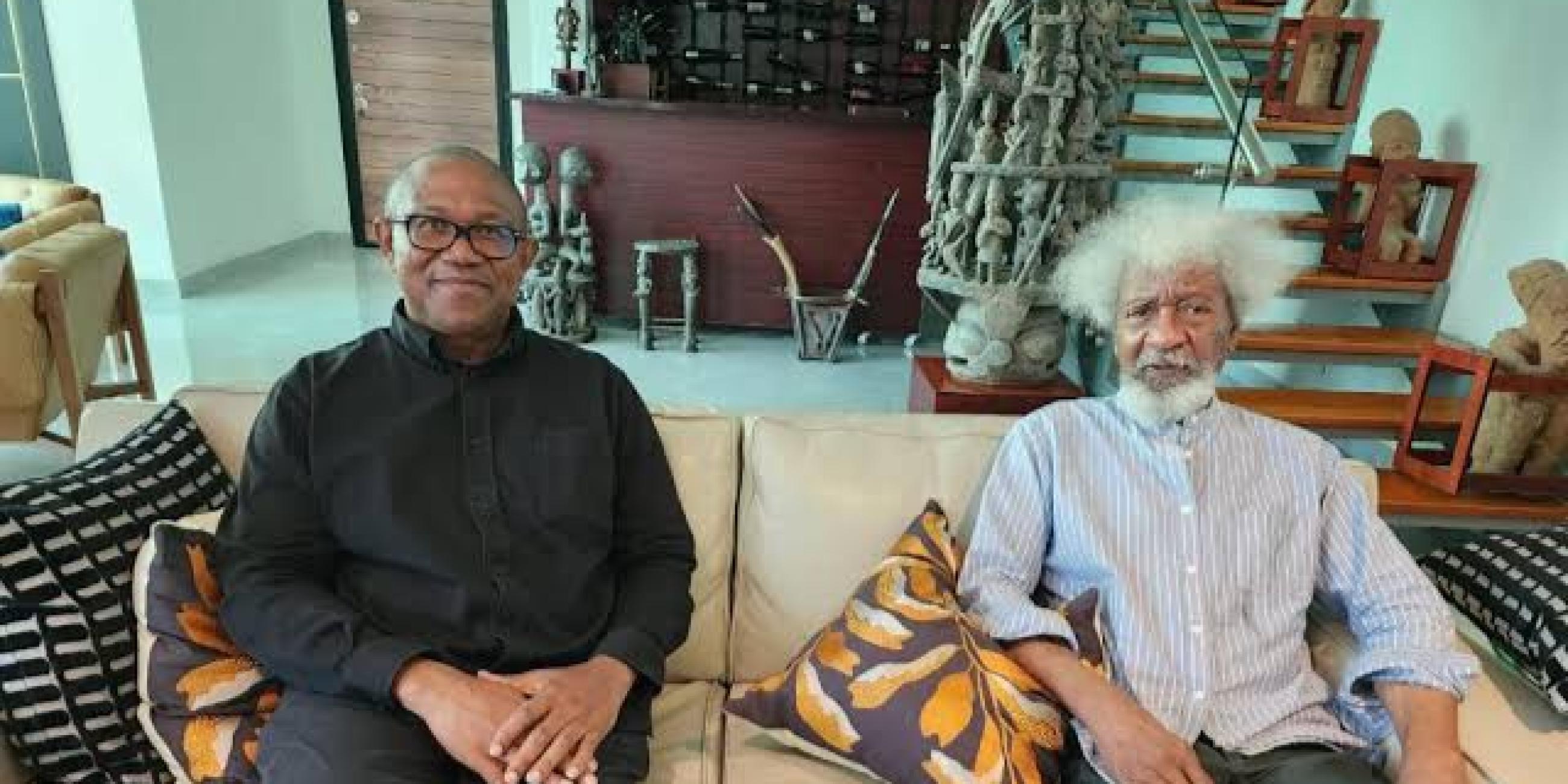 I hope Peter Obi does not express interest in the next election - Soyinka