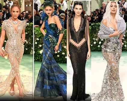 Celebrities stun on the red carpet at the 2024 Met Gala