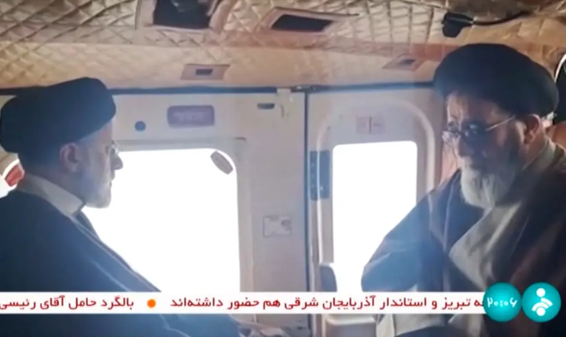 Iranian President Raisi seen aboard doomed helicopter in haunting photo moments before crash that killed him