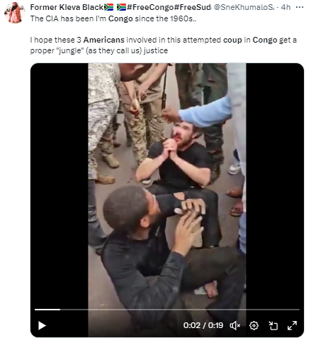 Three Americans among suspects arrested for coup attempt in DR Congo (video)