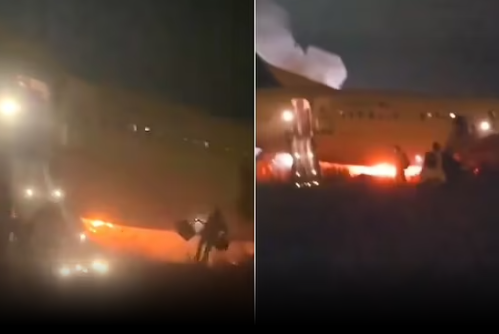 Boeing passenger plane skids off runway in Senegal injuring 11 (photos/video)
