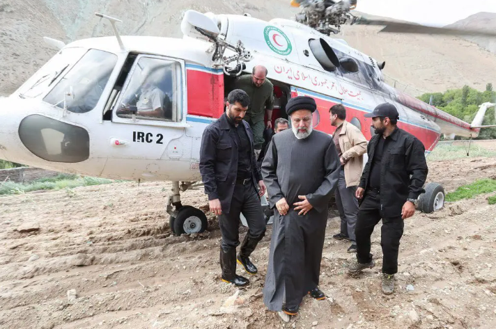 Iranian President Raisi seen aboard doomed helicopter in haunting photo moments before crash that killed him