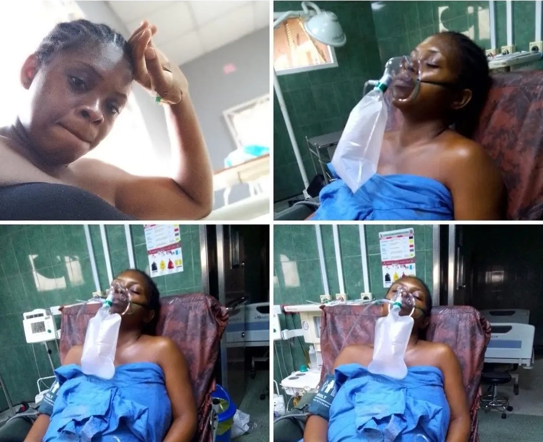 Woman cries for help after husband allegedly abandoned her in a Lagos hospital and 