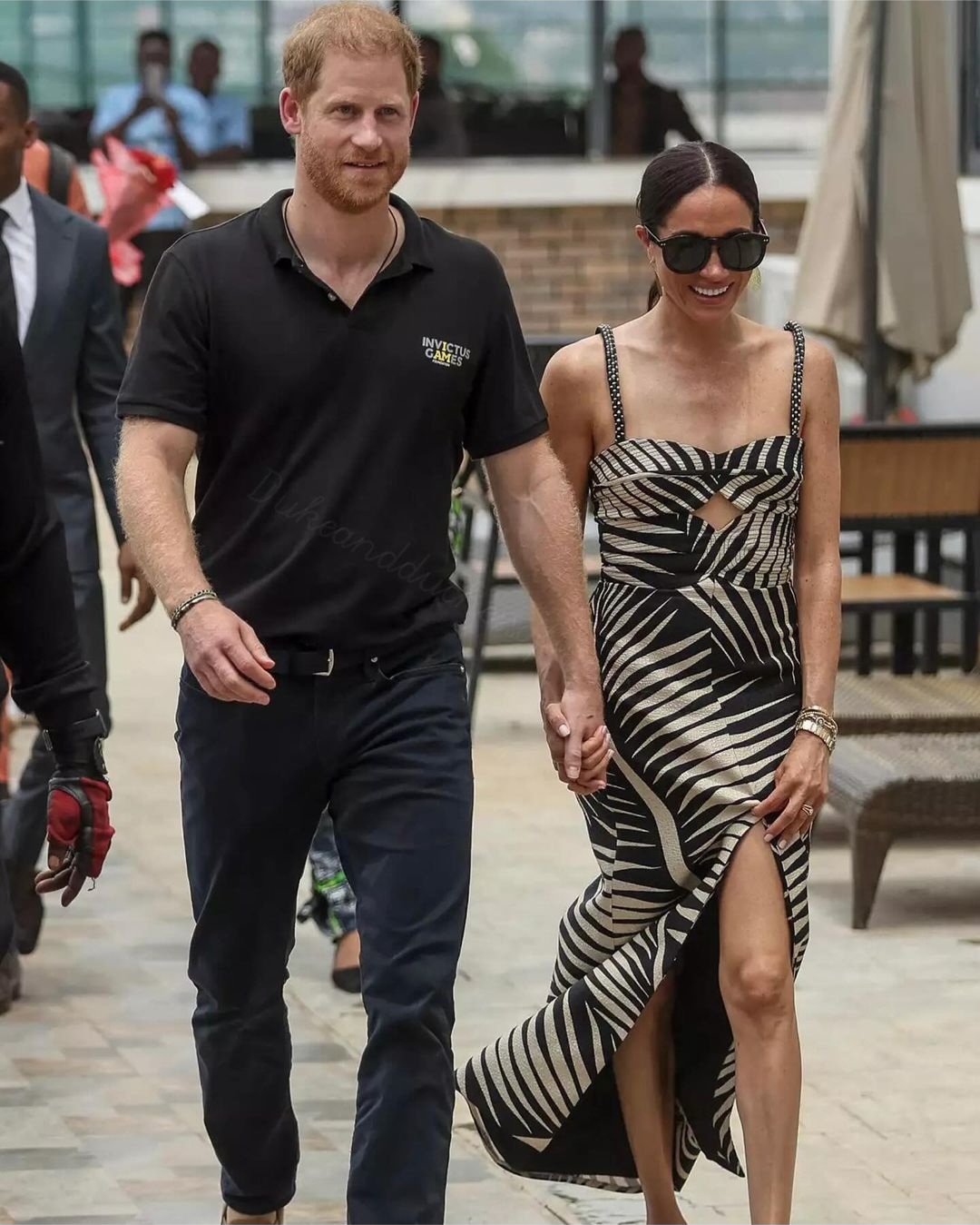 Prince Harry and Meghan Markle enjoy sitting volleyball match with wounded soldiers on day 2 of visit to Nigeria (photos/video)