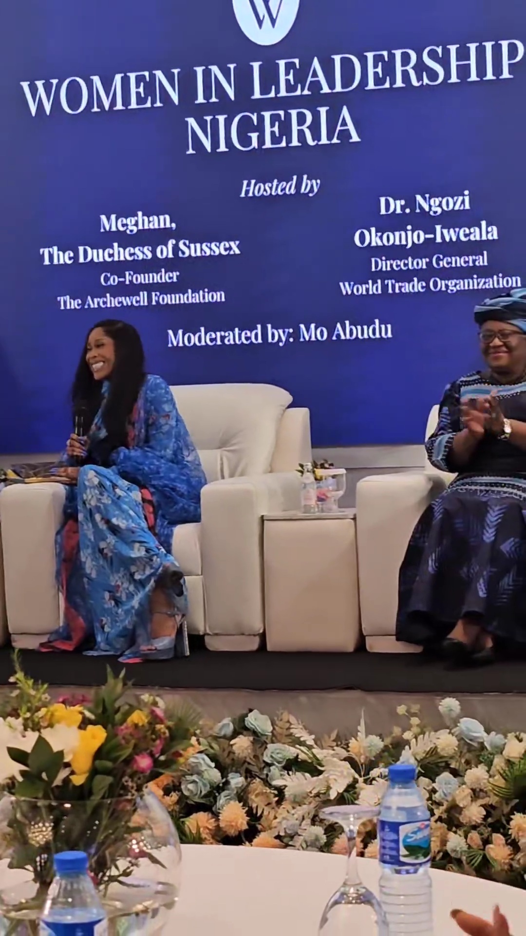 Meghan Markle and Dr Ngozi Okonjo-Iweala host Women in Leadership summit in Nigeria (photos/video