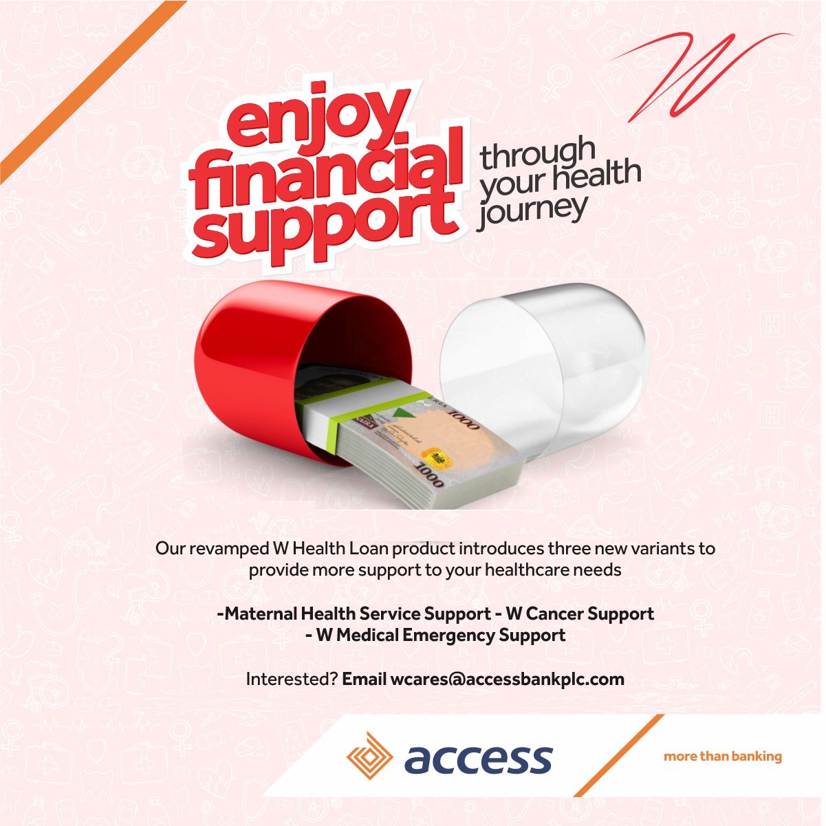 Access Bank Upgrades its W Health Loan Offering to Empower Women