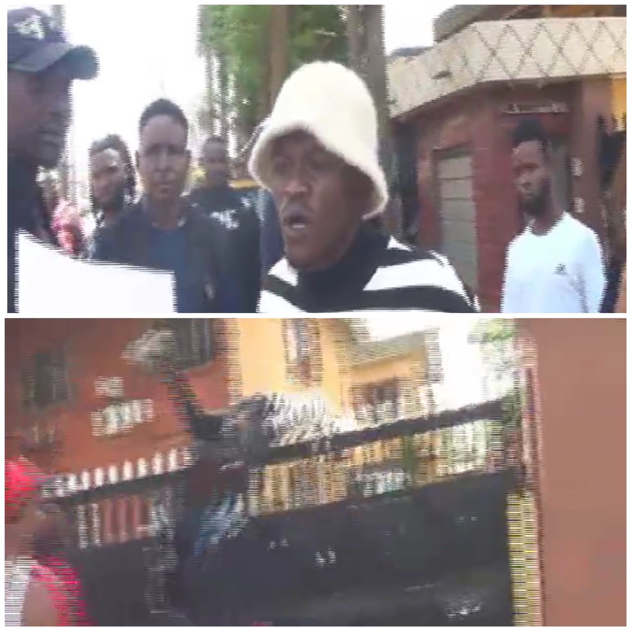 Singer Portable jumps gate to escape as police come to arrest him over alleged unpaid debt for his G-Wagon (video)