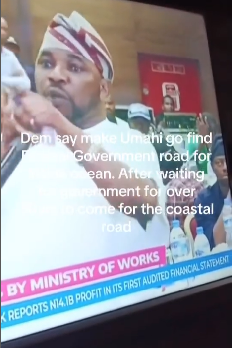 Your coastal lane is inside the ocean and not in our community - Baale of Okun-Ajah challenges Minister of Works, David Umahi during a press conference