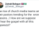 How are we supposed to hear the gospel when church media teams and their pastors are trending for the wrong reasons?