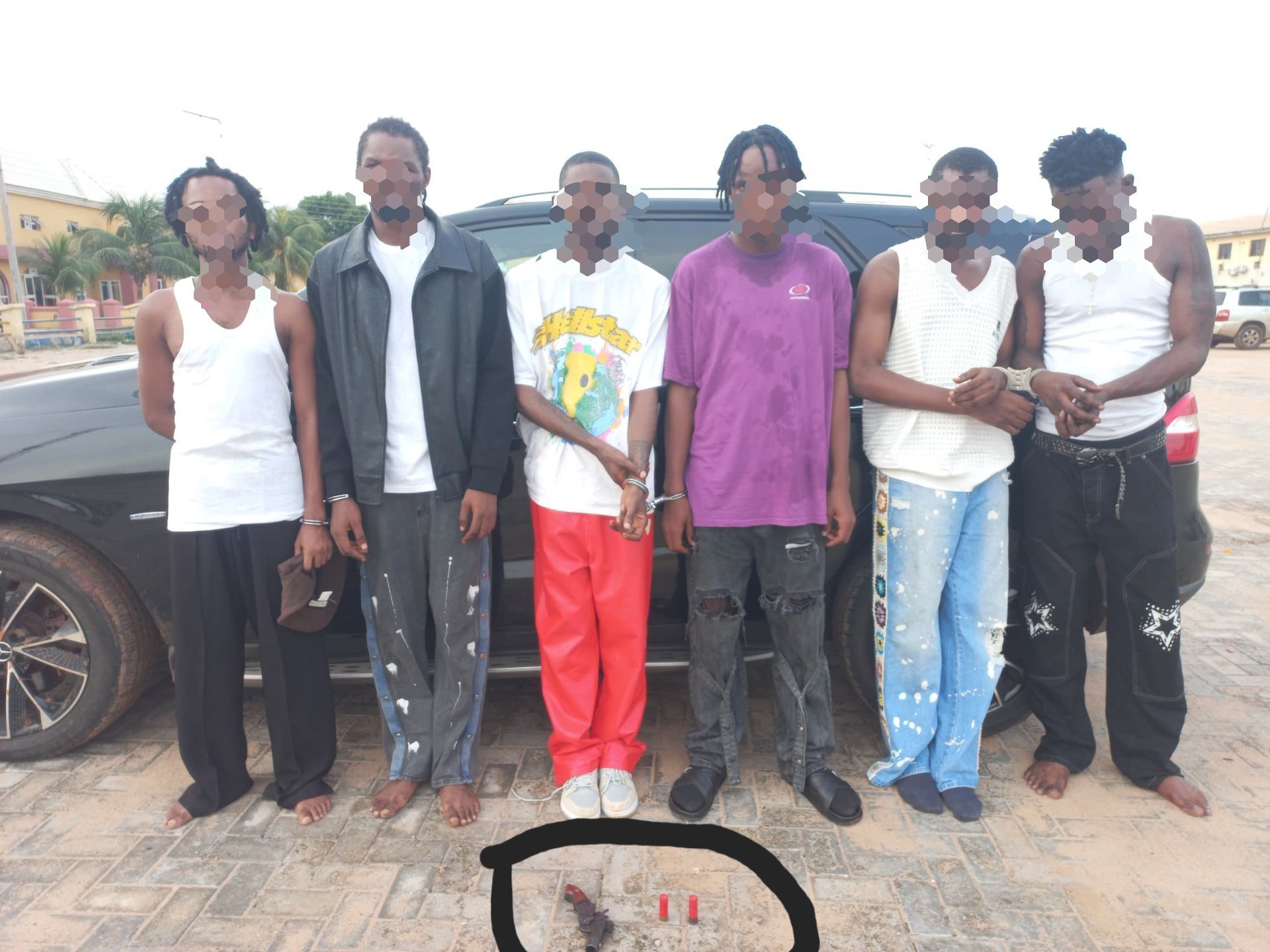 Police arrest six suspected cultists in Delta, recover arms