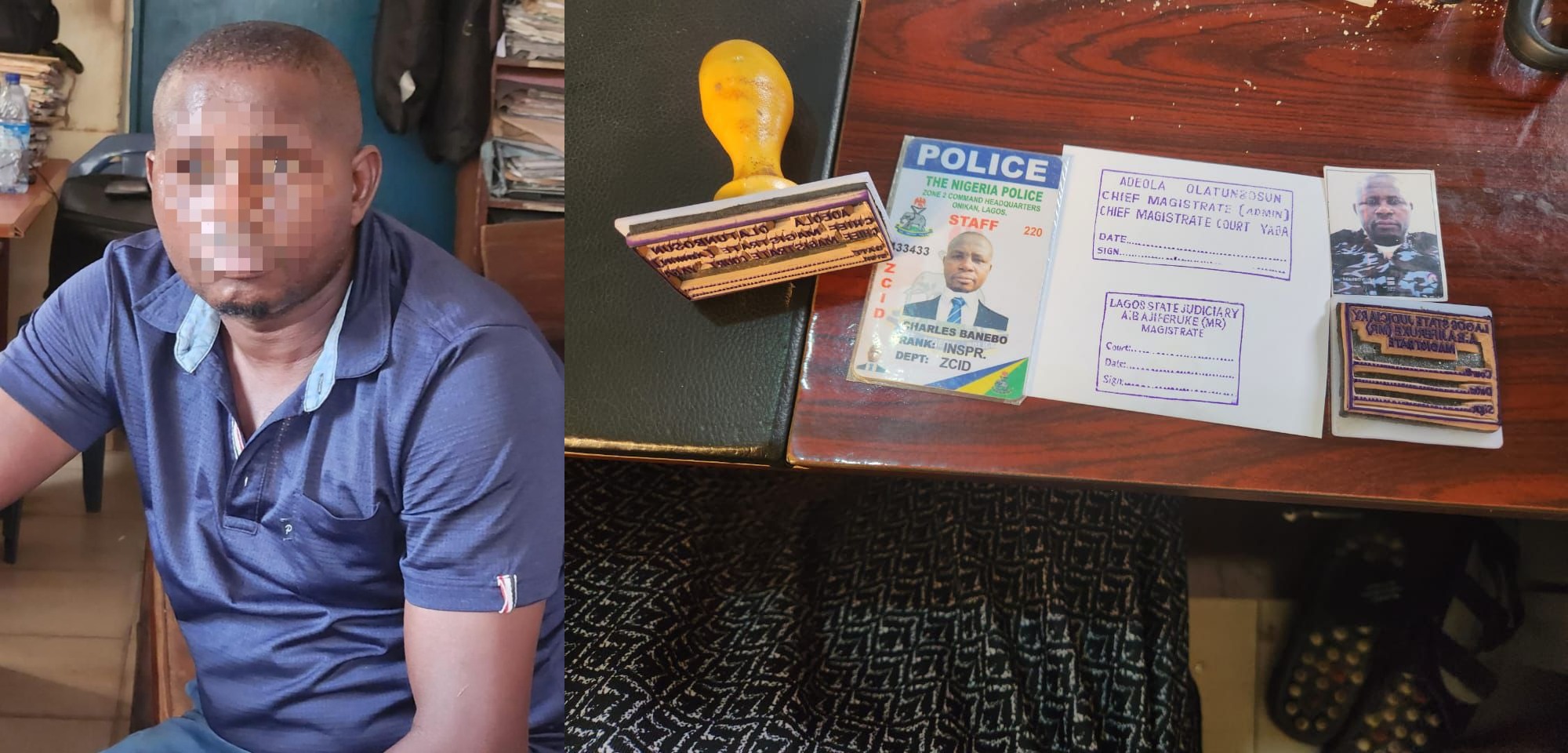 Police arrests man for forging Lagos magistrate