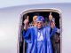 President Tinubu returns to Nigeria after Europe trip