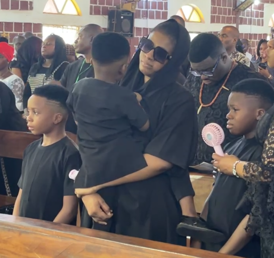 Photos and video from the funeral of Nollywood actor, Junior Pope