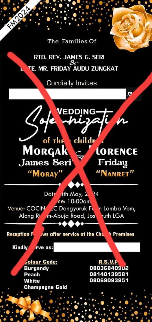 Nigerian woman cancels her wedding over 