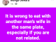 It’s wrong to eat with a married woman in the same plate – Nigerian man tells men