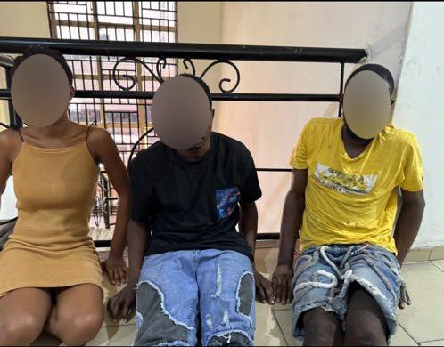 Police arrest three members of one-chance syndicate terrorizing residents on flyovers in Rivers