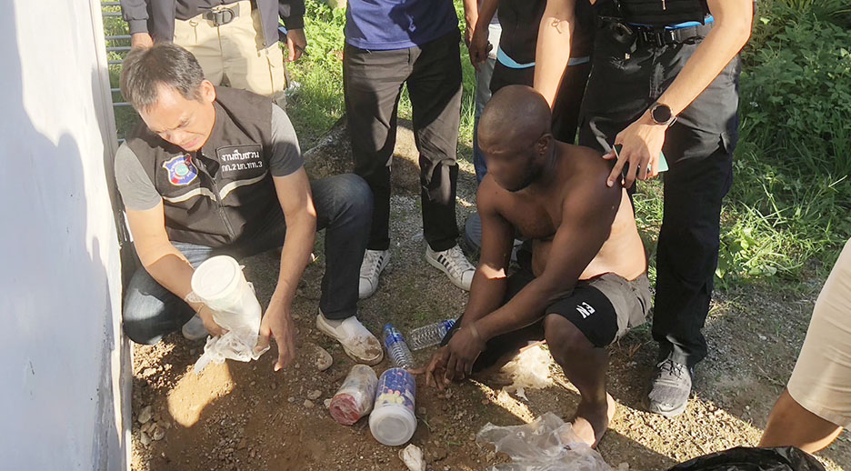 Three Nigerian men and Russian national arrested for drug dealing in Thailand