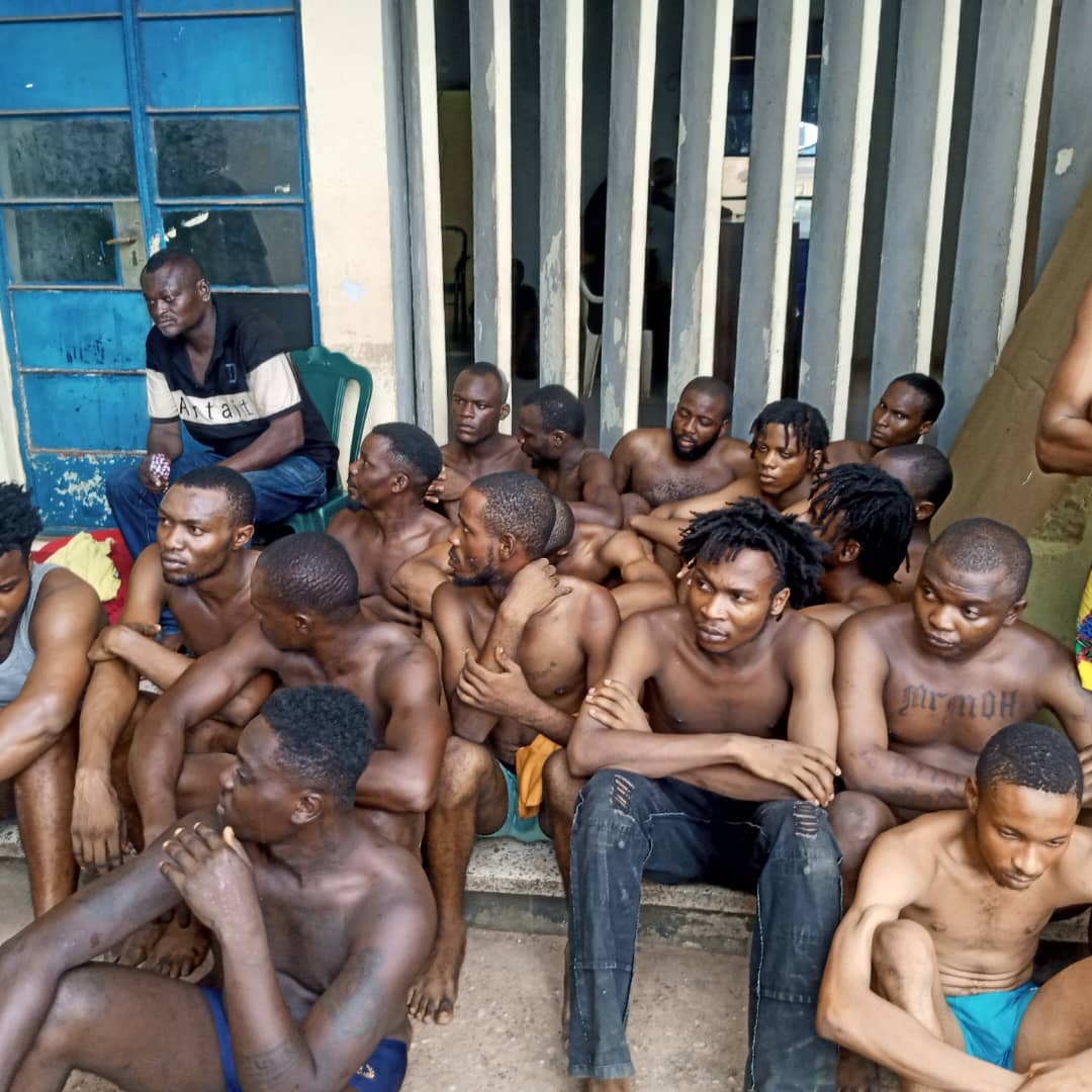 Edo Police foil cult initiation in Ekpoma, arrest 35 suspects