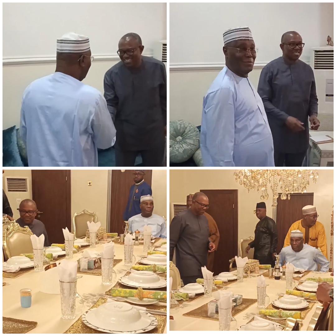 Atiku hosts Peter Obi at his home in Adamawa  (photos)