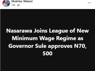 N70,500 minimum wage is manageable if you avoid side chicks